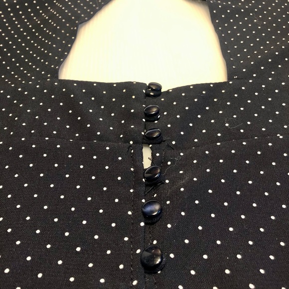 Top Shop polka dot dress with open back. - Picture 3 of 6